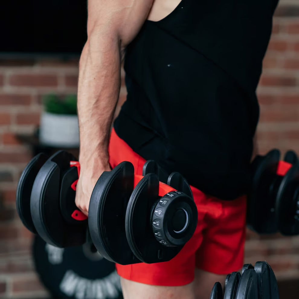 Set Of 2 Adjustable Dumbbells