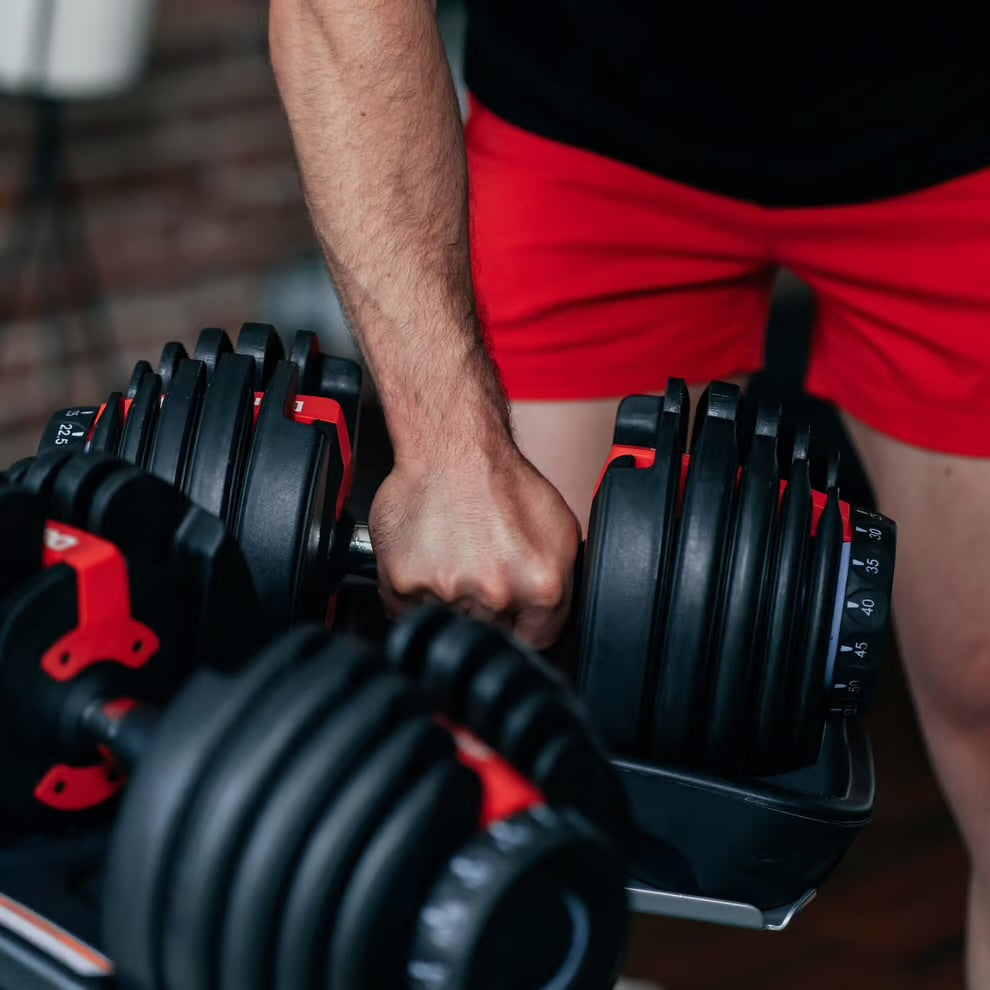 Set Of 2 Adjustable Dumbbells