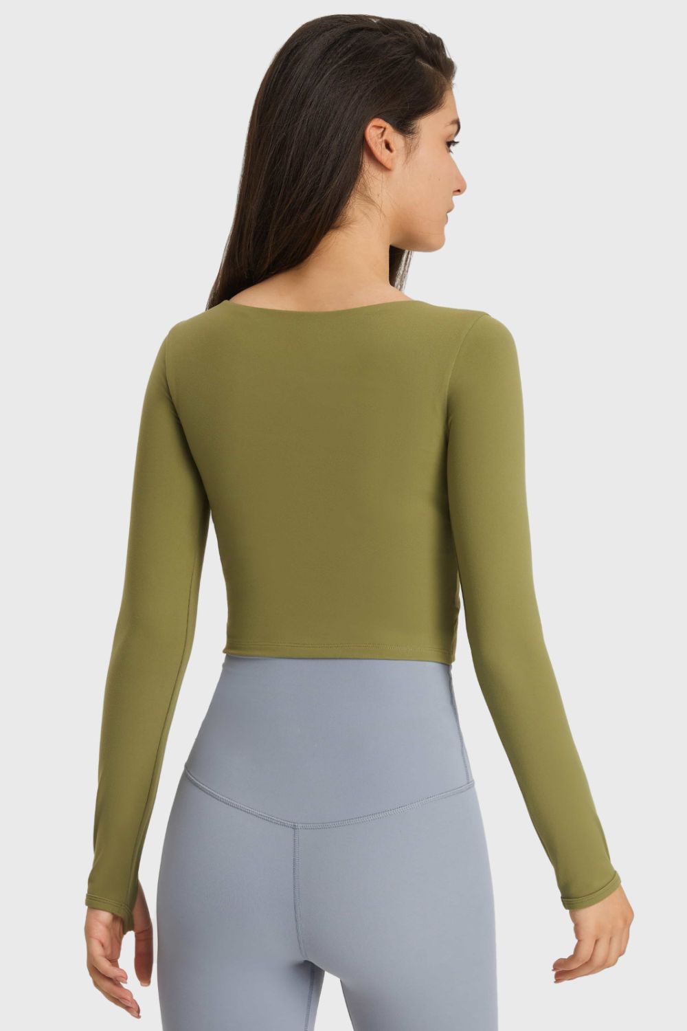 Sage Cutout Top