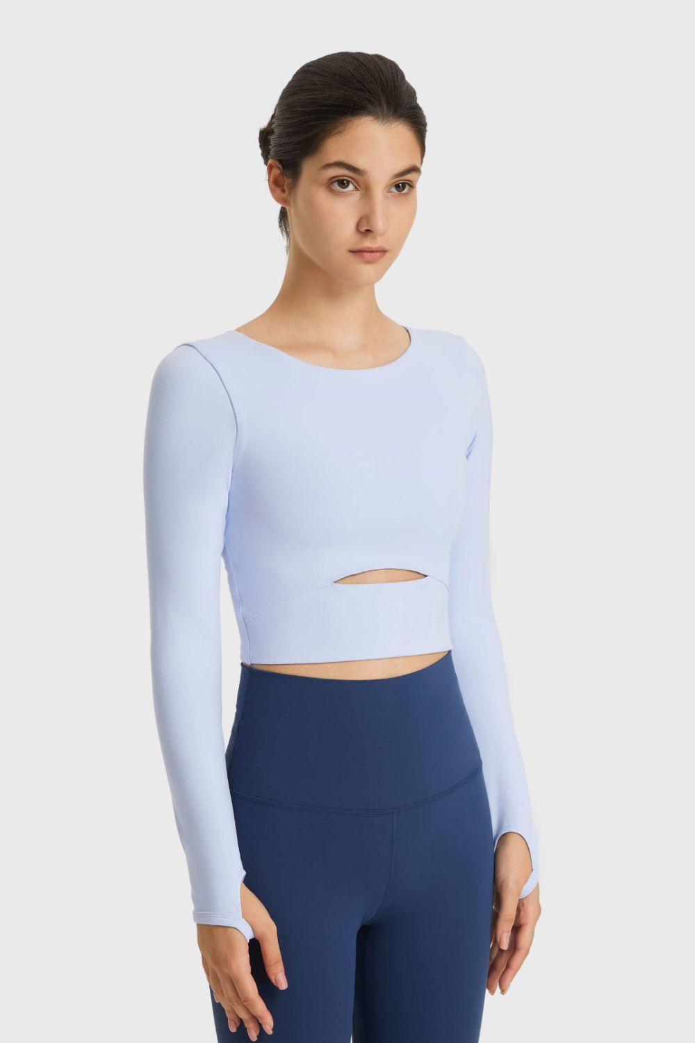 Sage Cutout Top