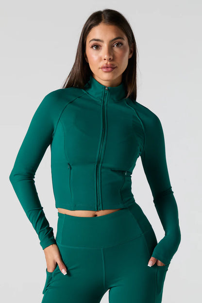 Melissa Zip-Up Top