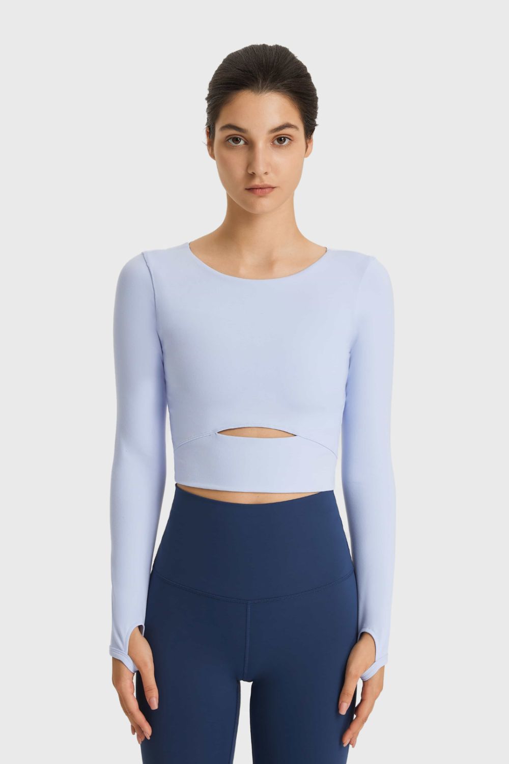 Sage Cutout Top