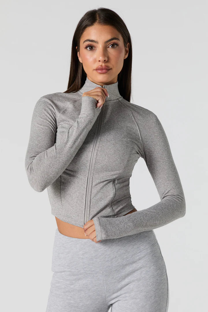 Melissa Zip-Up Top