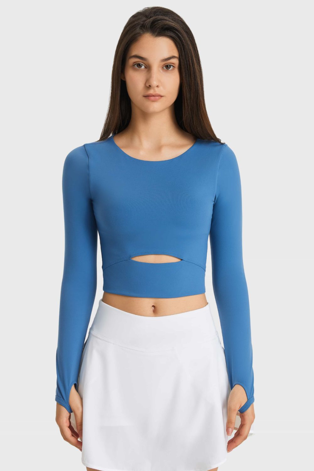 Sage Cutout Top