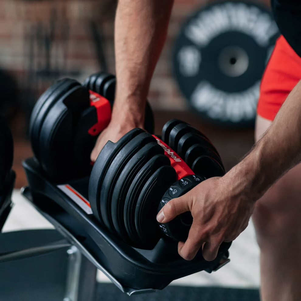 Set Of 2 Adjustable Dumbbells