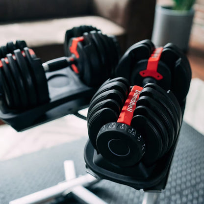 Set Of 2 Adjustable Dumbbells