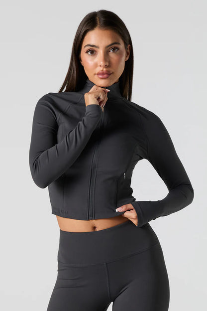 Melissa Zip-Up Top