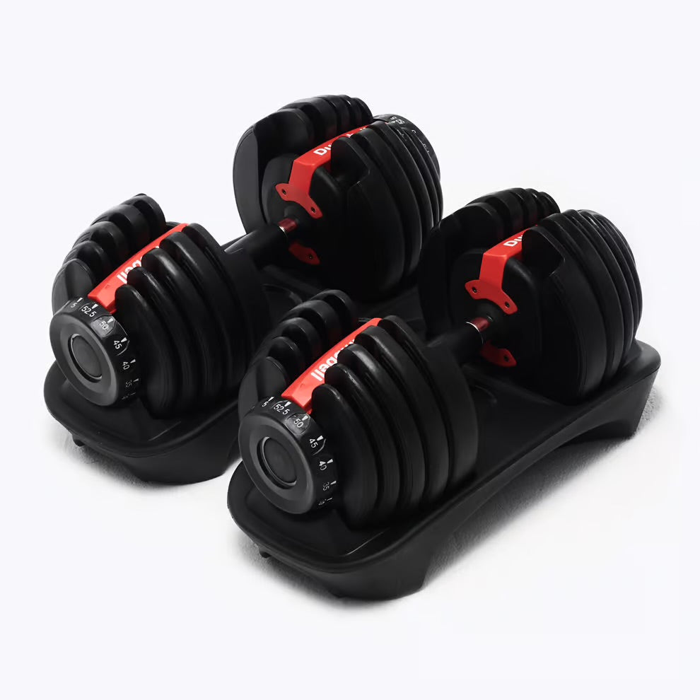 Set Of 2 Adjustable Dumbbells