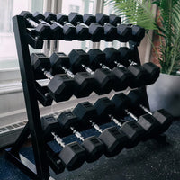 Bundle: Hex Dumbbells & Rack