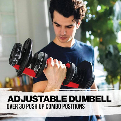 Set Of 2 Adjustable Dumbbells