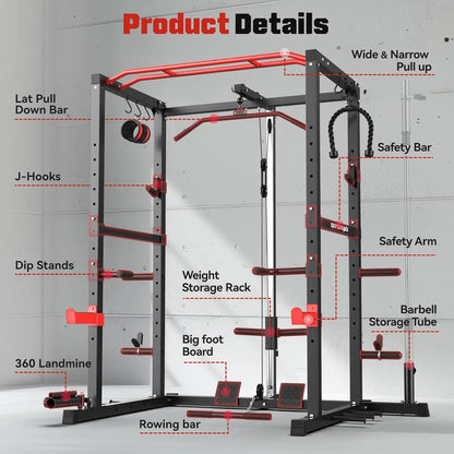 Ascend Power Cage 3.0 (Squat Rack / Bench Press)