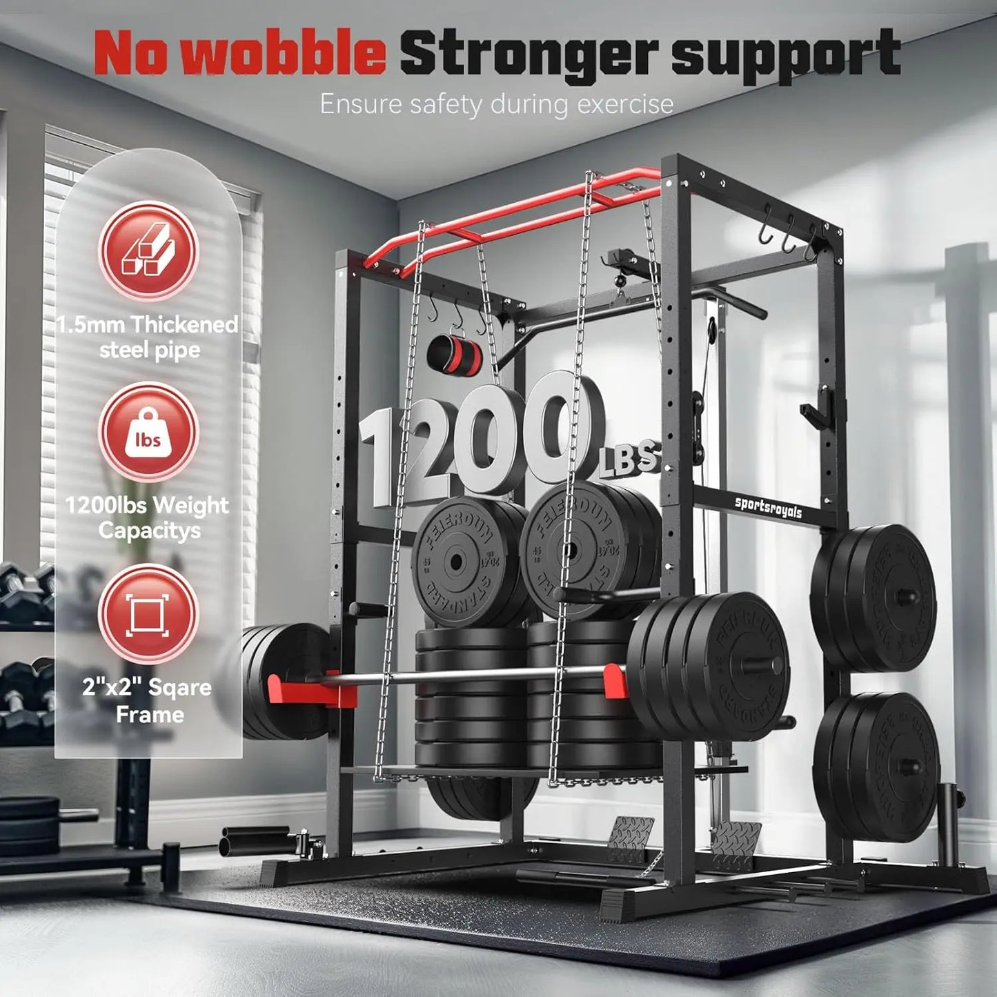 Ascend Power Cage 3.0 (Squat Rack / Bench Press)
